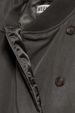 Dunkelgrau - Oversized Bomberjacke - 7