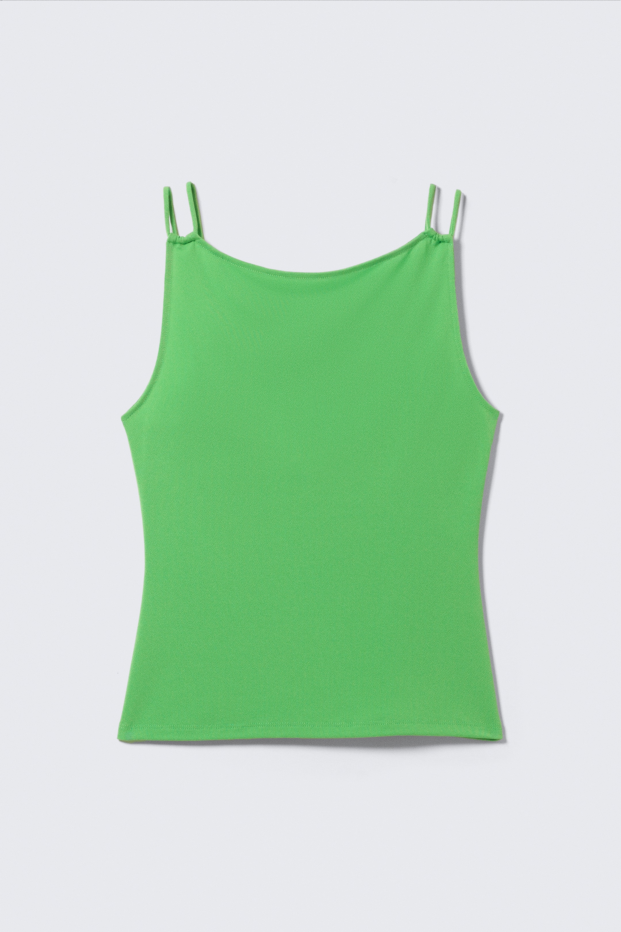 Grösseres Bild ansehen: Jersey-Tanktop mit Riemchen und U-Boot-Ausschnitt - Hellgrün - DAMEN | H&M CH 5