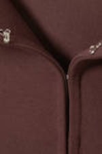 Dark Red - Square Neck Open Front Top - 1