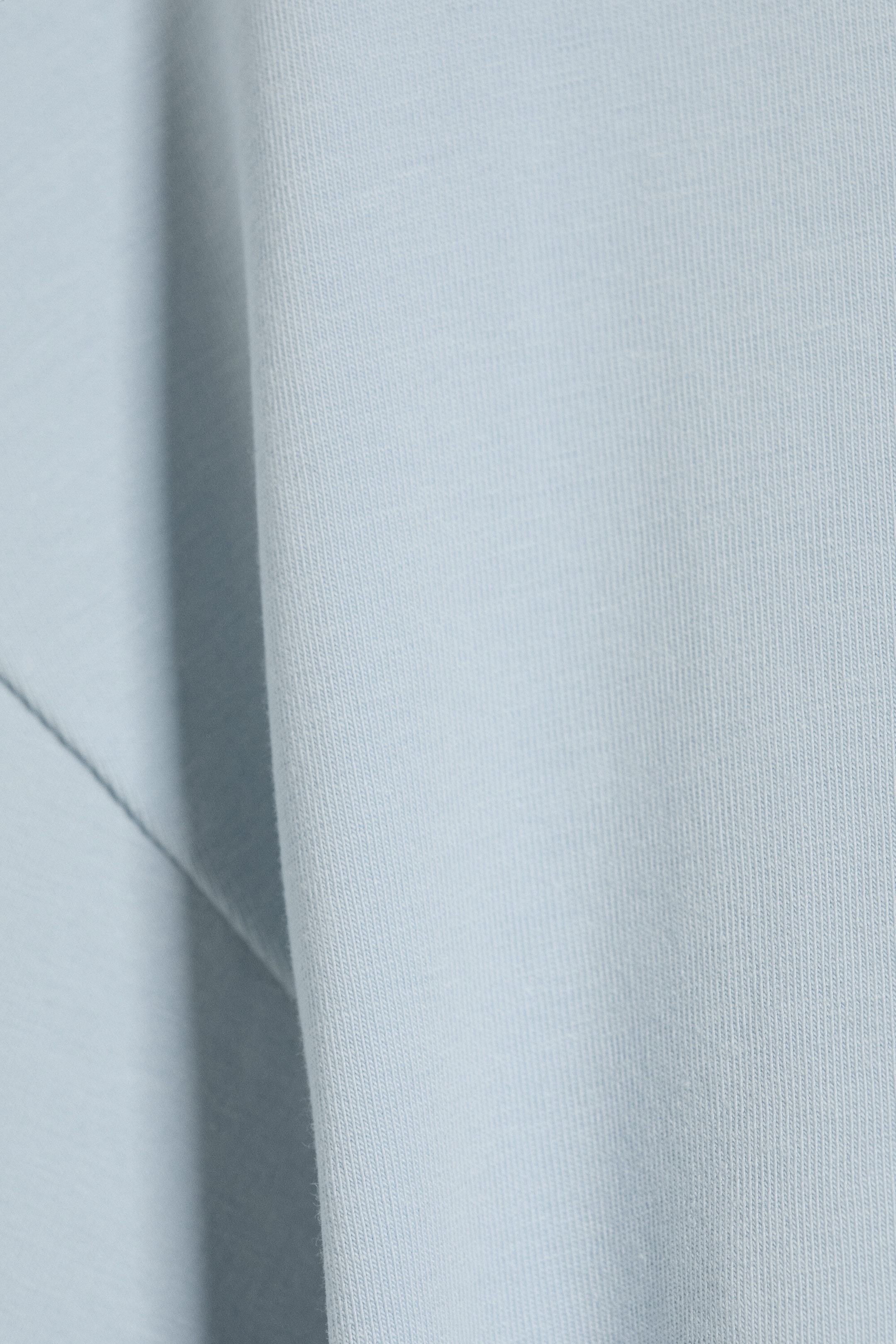 Helles Taubenblau - Gerüschtes Langarm-Shirt - 4