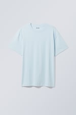 Light Blue - Oversized Heavyweight T-shirt - 0