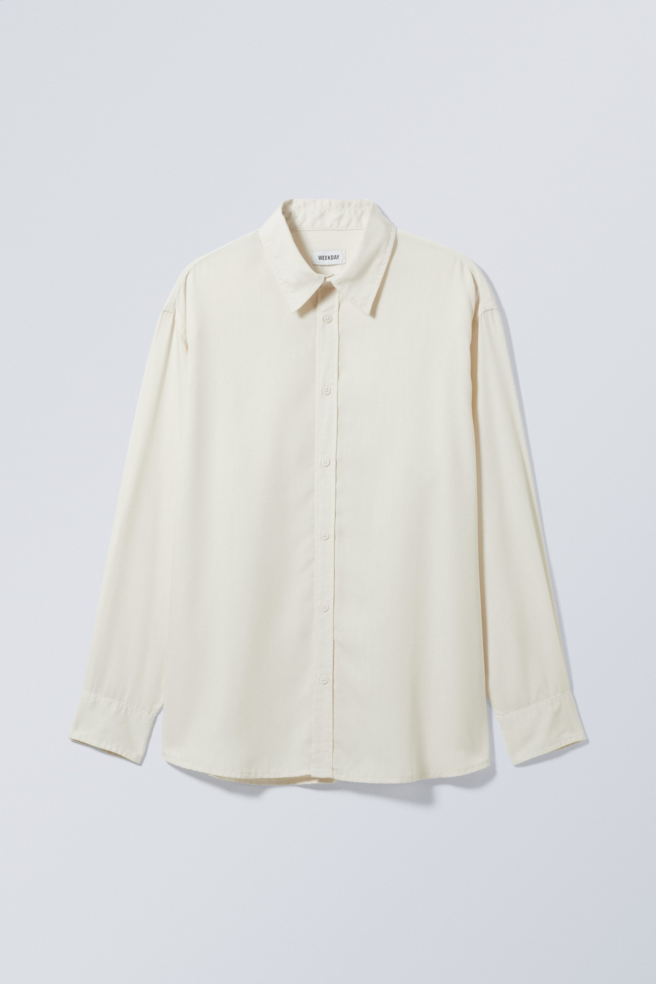 Roomwit - Oversized overhemdblouse - 0