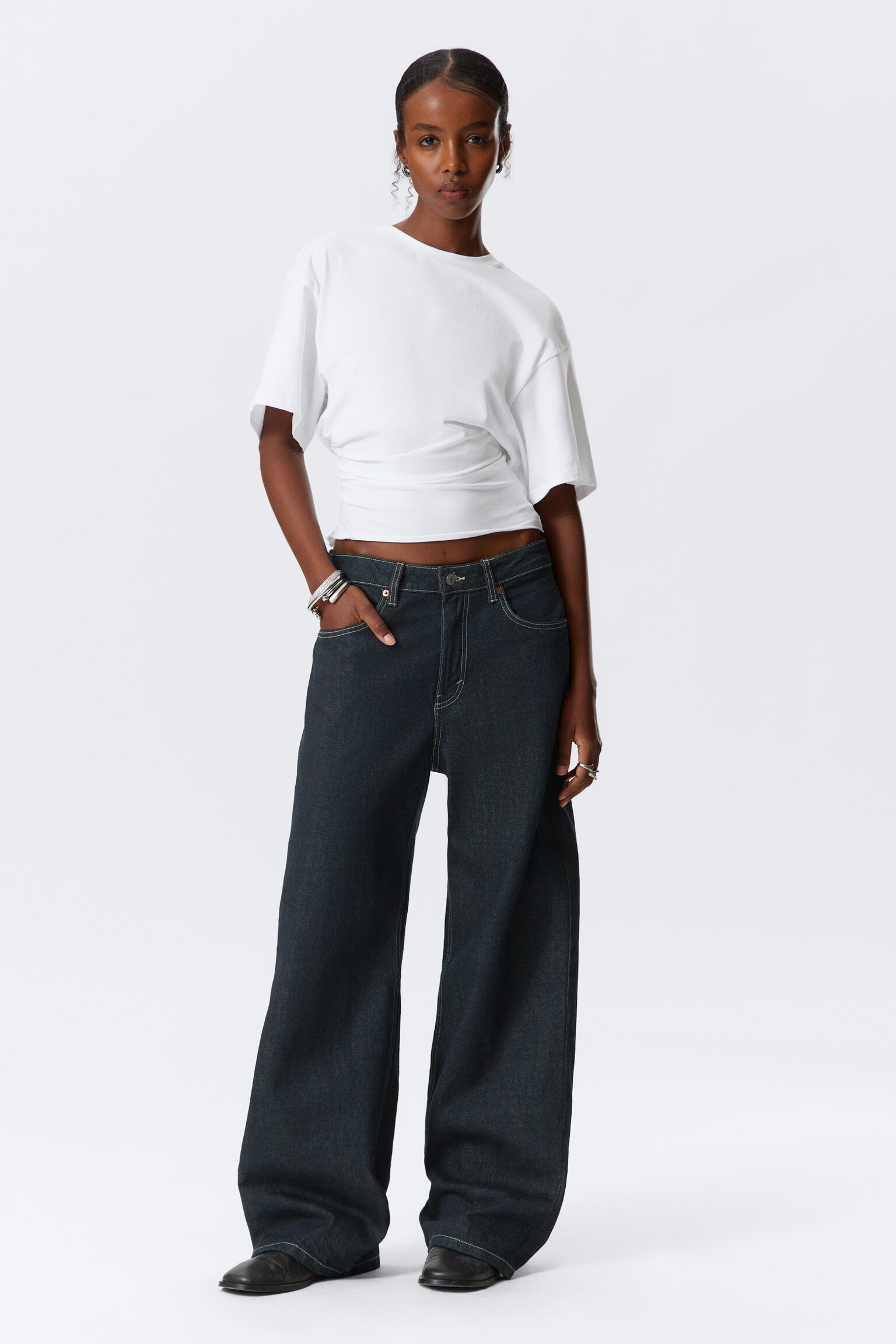Missy Low Rise Loose Straight Leg Jeans - Blue Rinse - Dark Blue/Tuned Black - Black/Pandora Blue - Dark Blue/Notus Blue - Light Blue/Mountain Blue - Medium Blue - 1