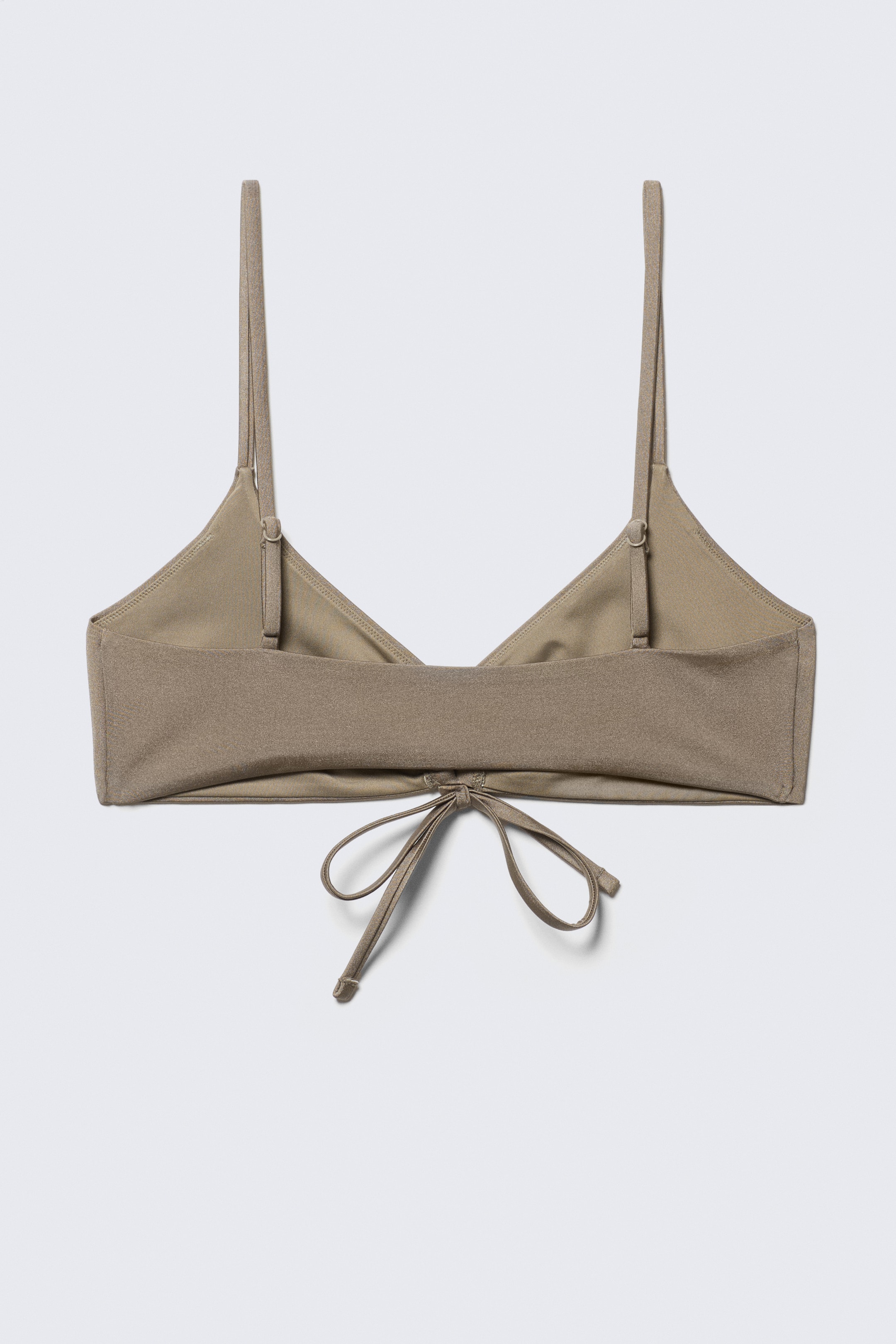 Vezi imaginea mai mare: Top bikini triunghi cu fronseuri - Dusty Mole - FEMEI | H&M RO 4