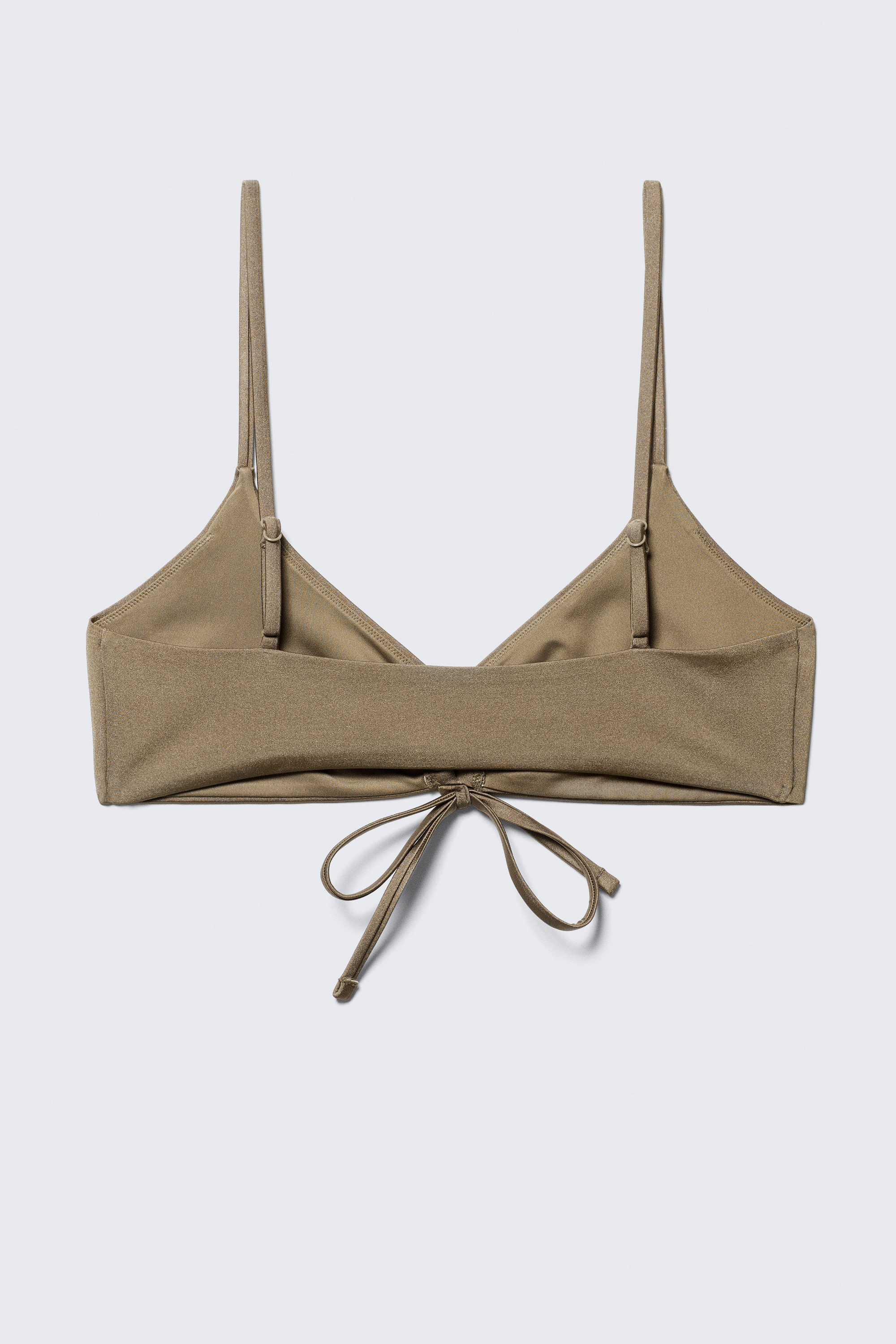 Dimmig mullvad - Bikiniöverdel med rynkade kupor - 4