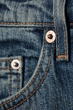 Blue Hymn - Medium Blue - Missy Low Rise Loose Straight Leg Jeans - 6