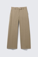 Pinstriped Mole - Low Rise Suiting Trousers - 4