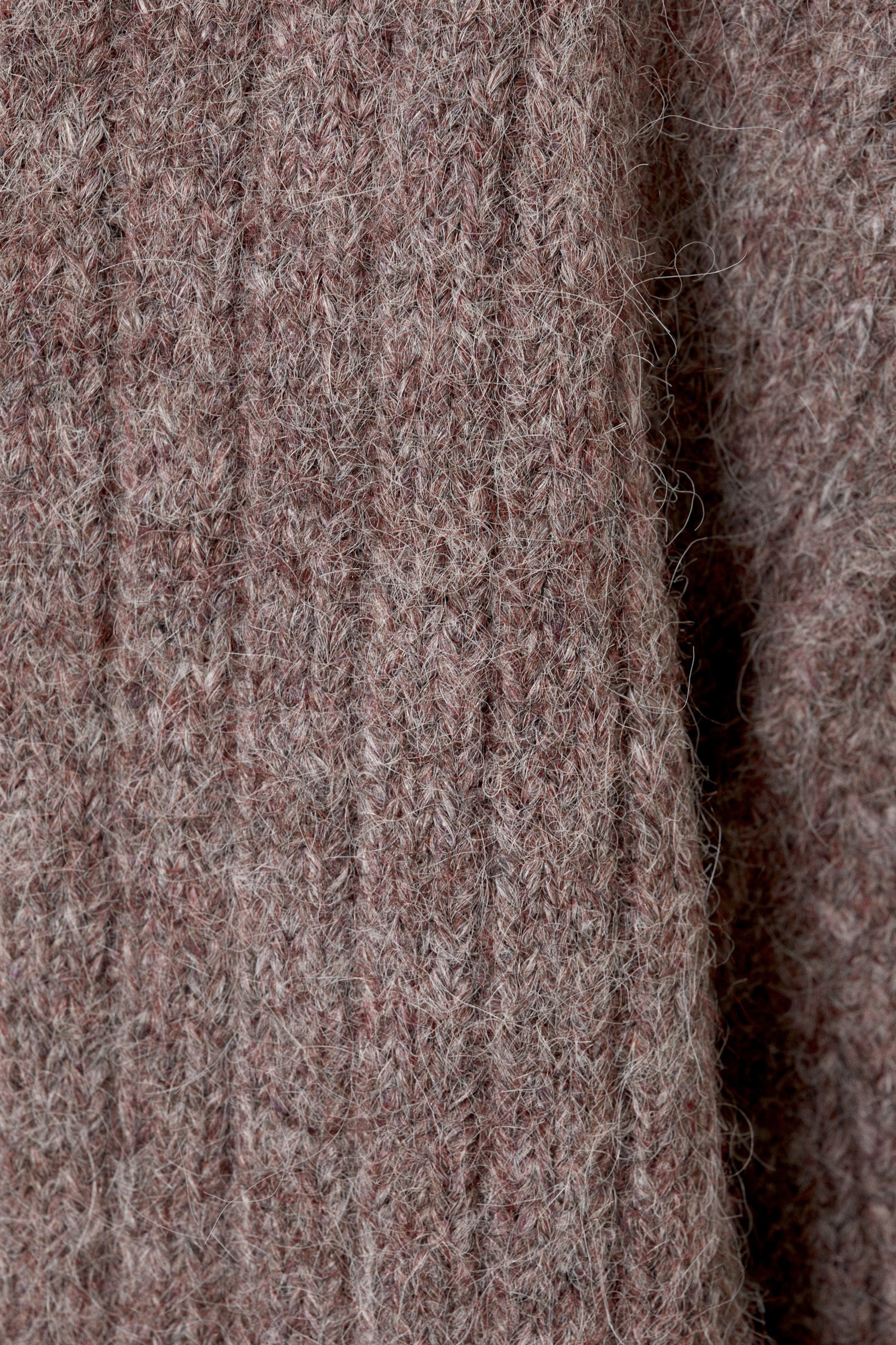 Dark Grey - Loose Knitted Cardigan - 2