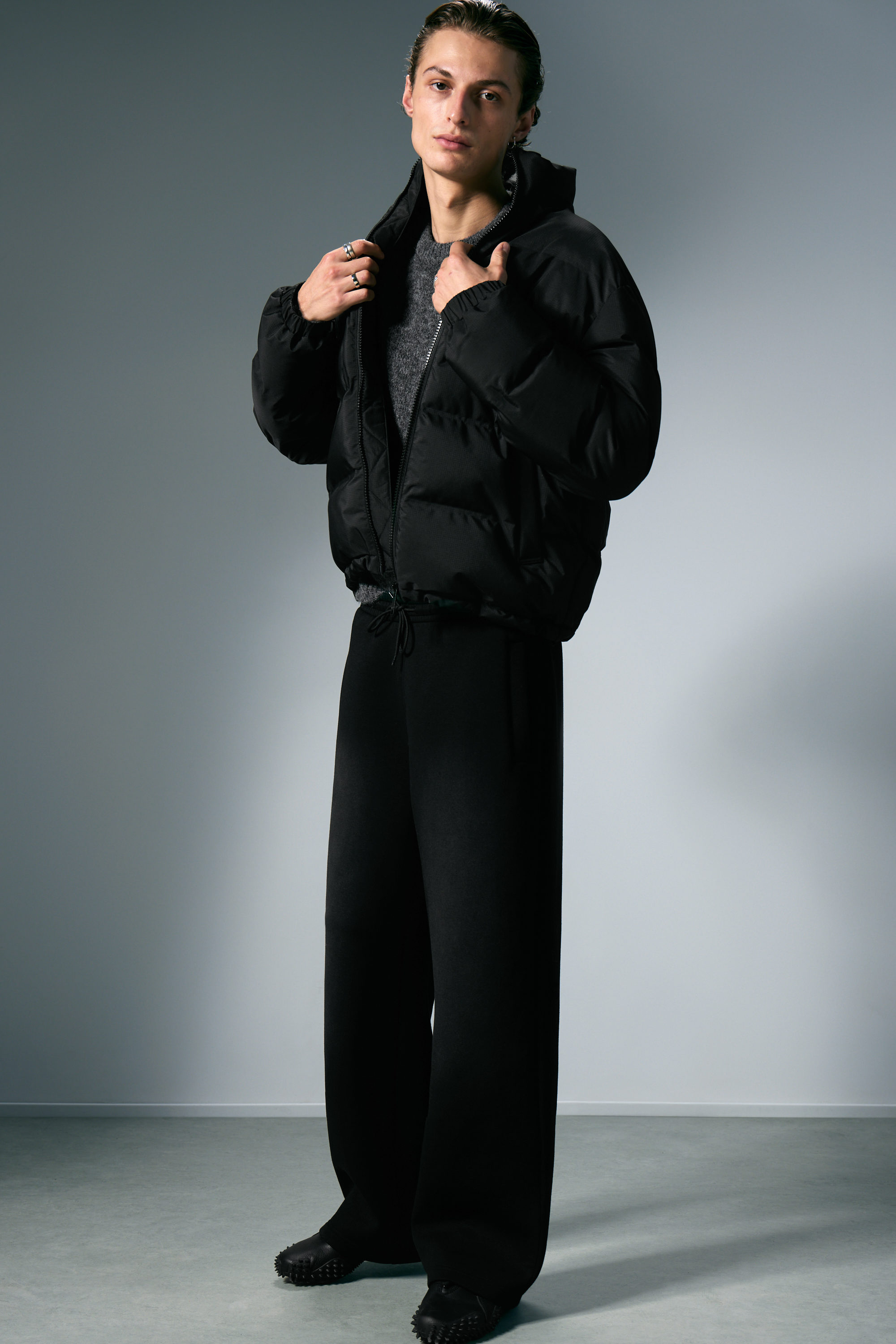 Schwarz - Pufferjacke Cole - 7