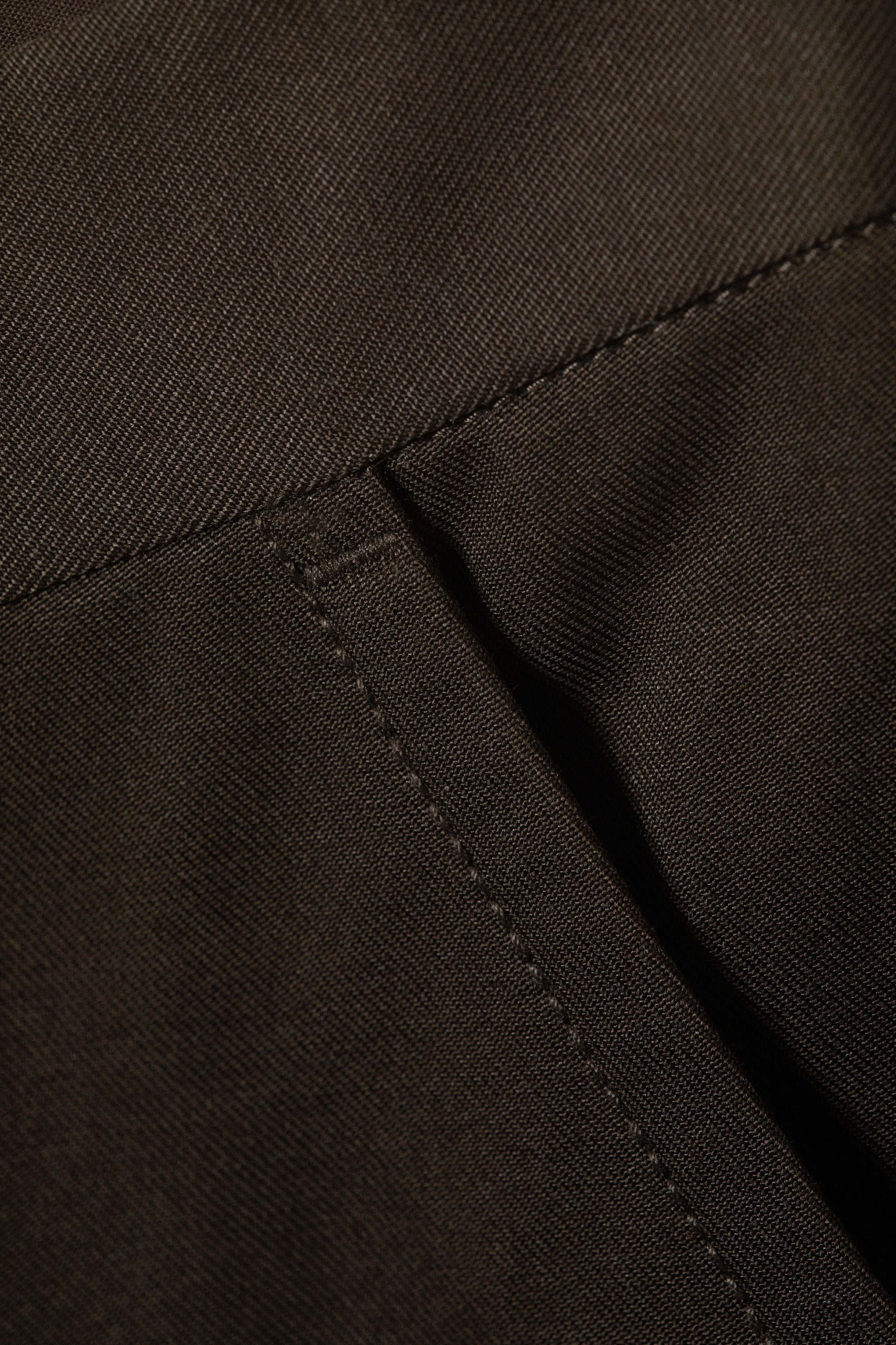 Dark Brown - Emil Loose Fit Chino Trousers - 5