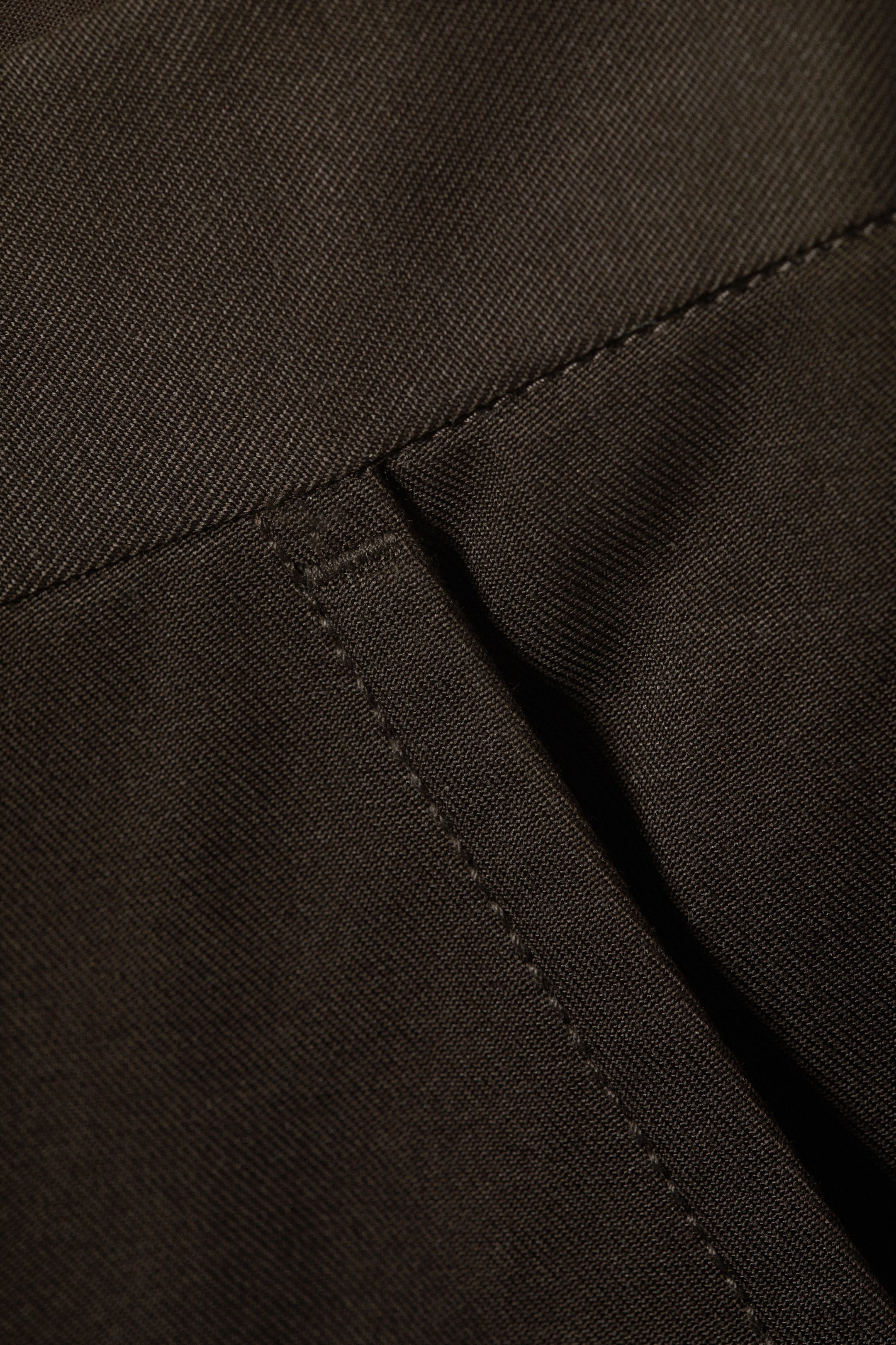 Dark Brown - Emil Loose Fit Chino Trousers - 5