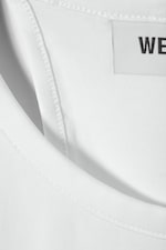 White - High Neck Crop Tank Top - 1