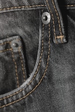 Dusky Black - Black - Missy Low Rise Loose Straight Leg Jeans - 6