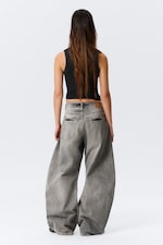 Canyon Grey - Medium Grey - Solera Loose Barrel Jeans - 13