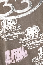 Dunkles Graubraun - Logo-Mix - Kastiges Langarmshirt mit Grafikprint - 6