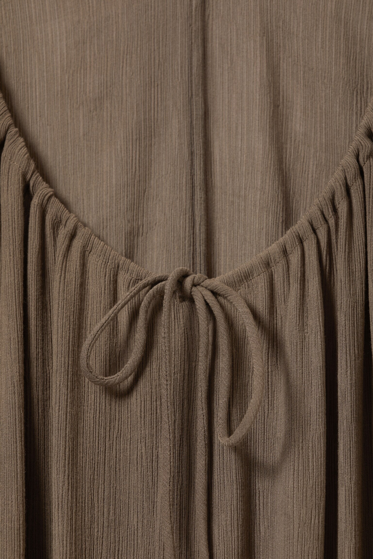 Flowy Maxi Dress - Brown/Black - 4