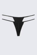 Black - 2-pack Minimal Thongs - 1