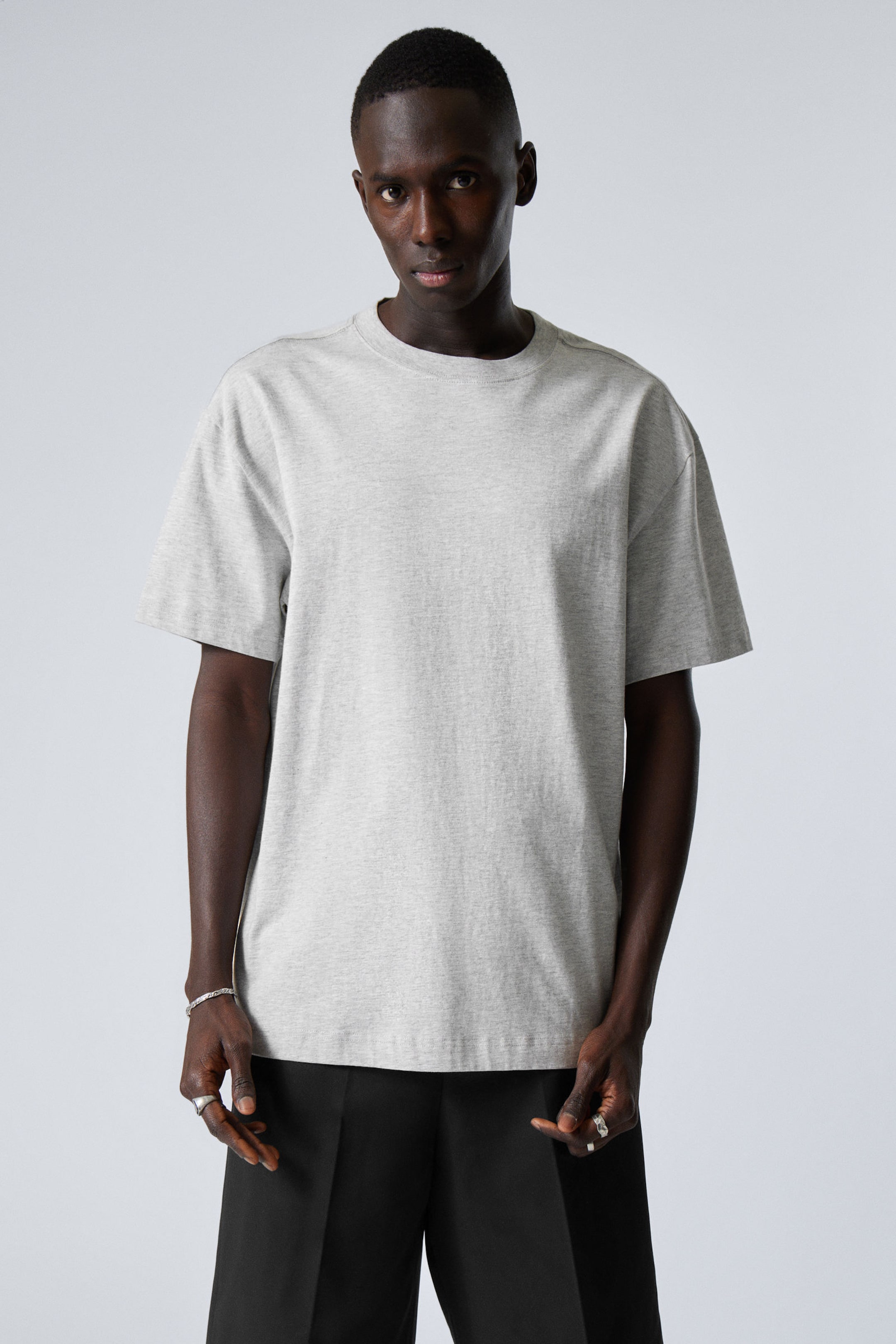 #AFAFAF - Oversized Heavyweight T-shirt - 1