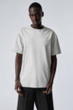 Grey - Oversized Heavyweight T-shirt - 0