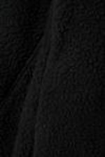 Schwarz - Fleece-Pullover mit Half-Zip - 1