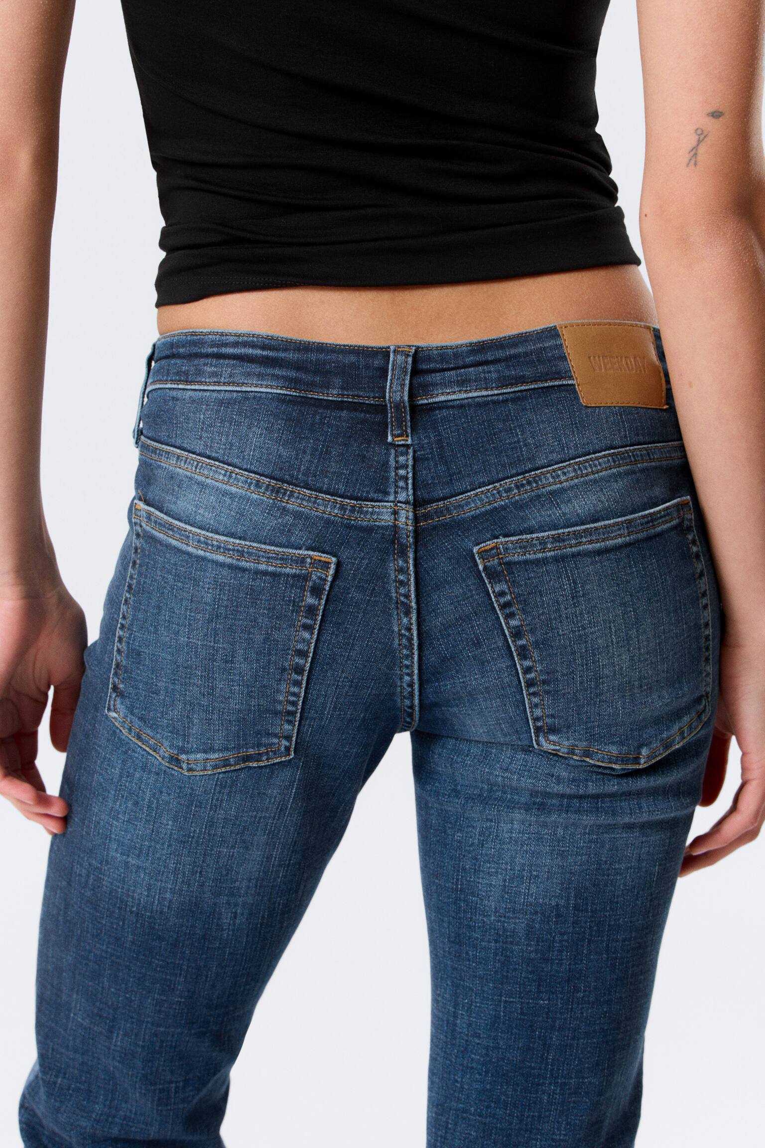 Katsumi low waist slim flared leg jeans - Peak Blue - Mellanblå/Climb Blue - Ljusblå/Phantom Black - Svart/Desert Blue - Mörkblå - 12