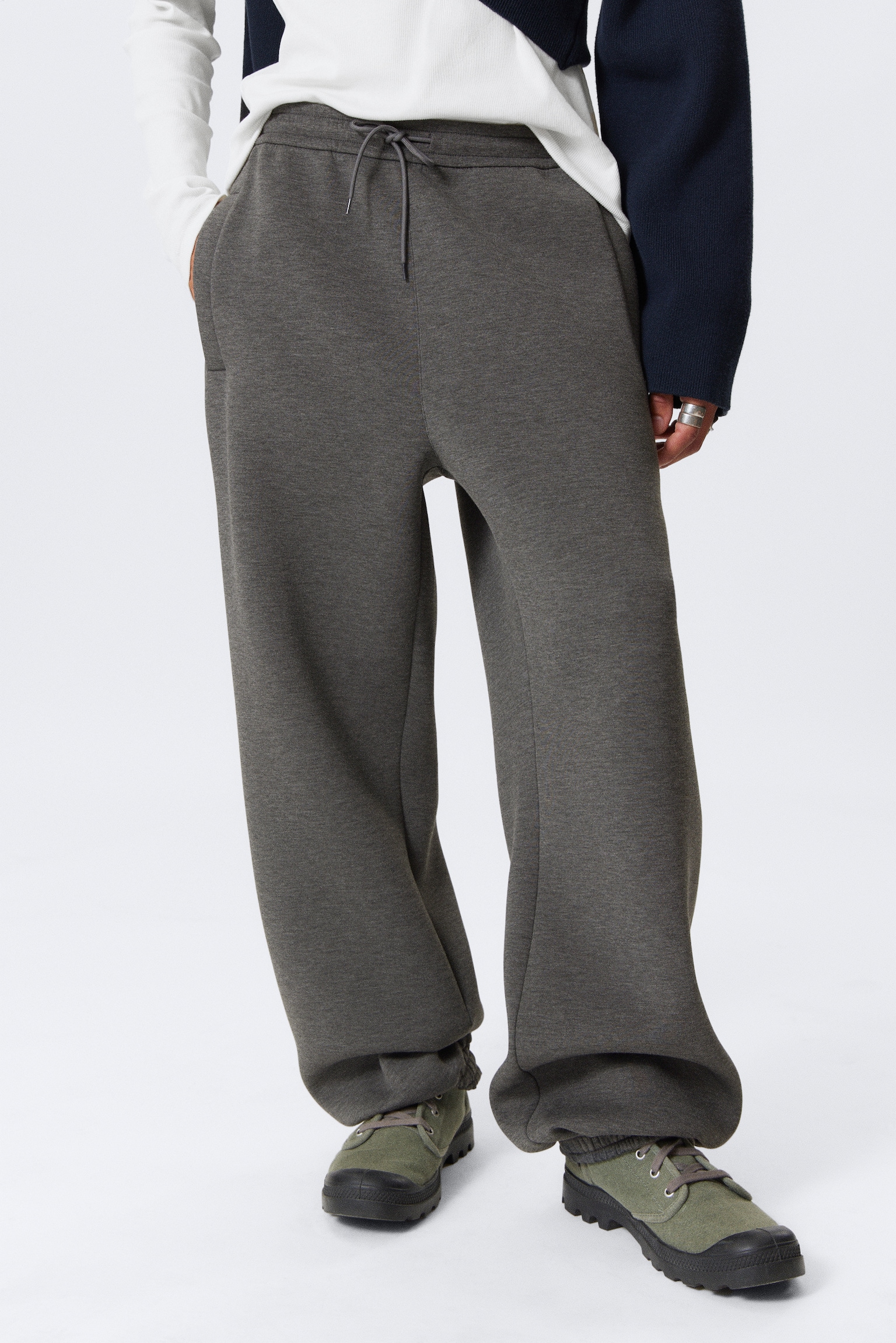 Simon Scuba Sweatpants - Tmavosivá/Black - 4