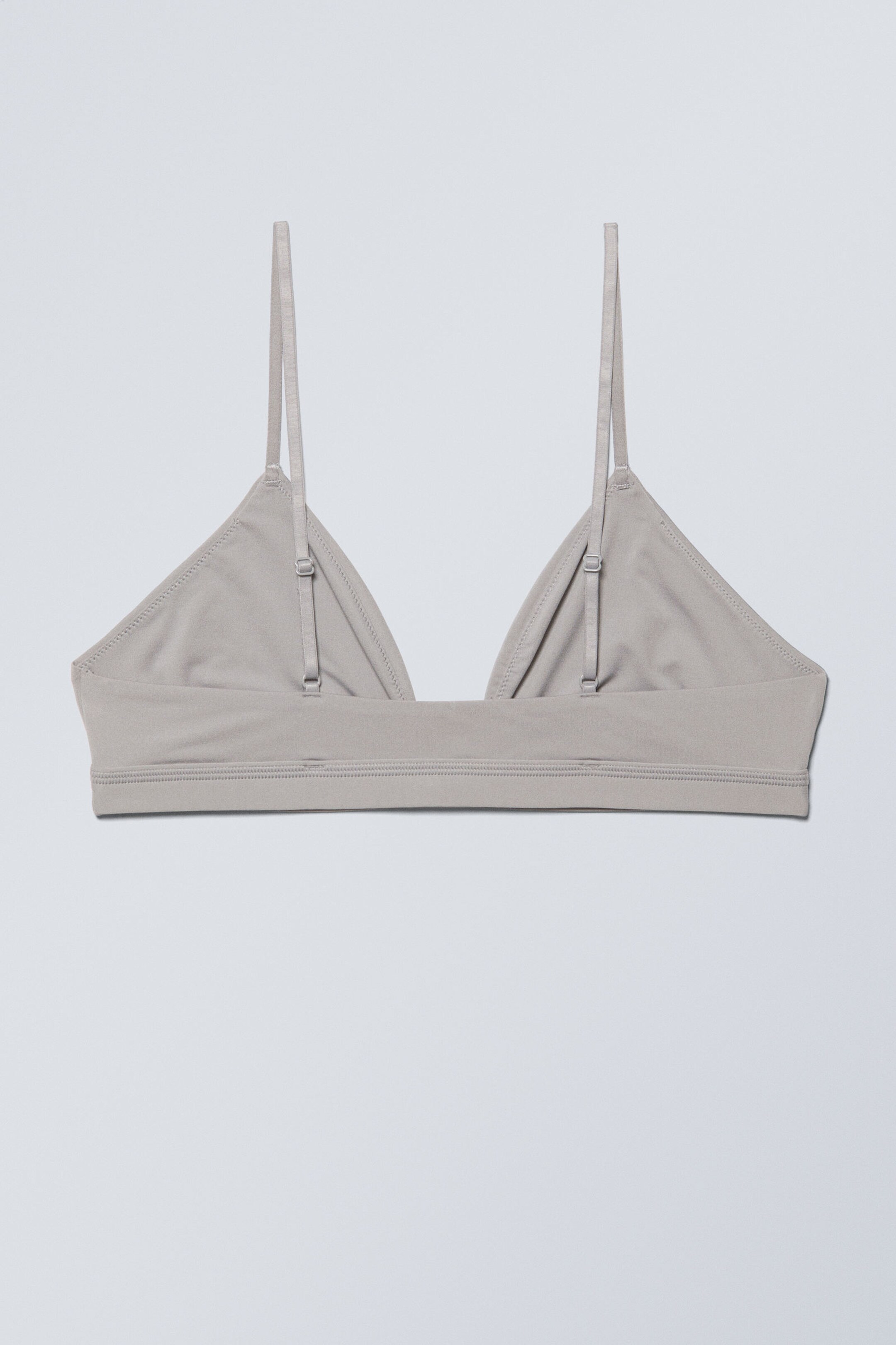 Ljusgrå - Pullover triangel-BH - 1