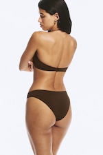Mørkebrun - Scoop bikiniunderdel - 2