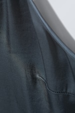 Dark Teal Shimmer - Shine Satin Singlet - 1