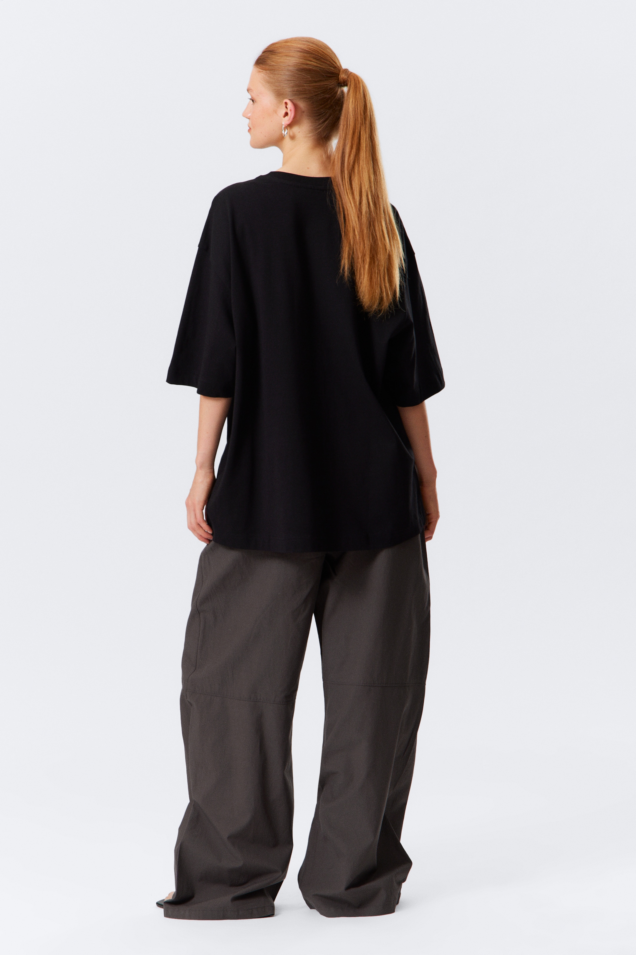 Visualizza immagine più grande: T-shirt oversize - Nero - DONNA | H&M IT 3