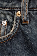 Laser Blue - Medium Blue - GALAXY MID RISE LOOSE DENIM SHORTS - 5