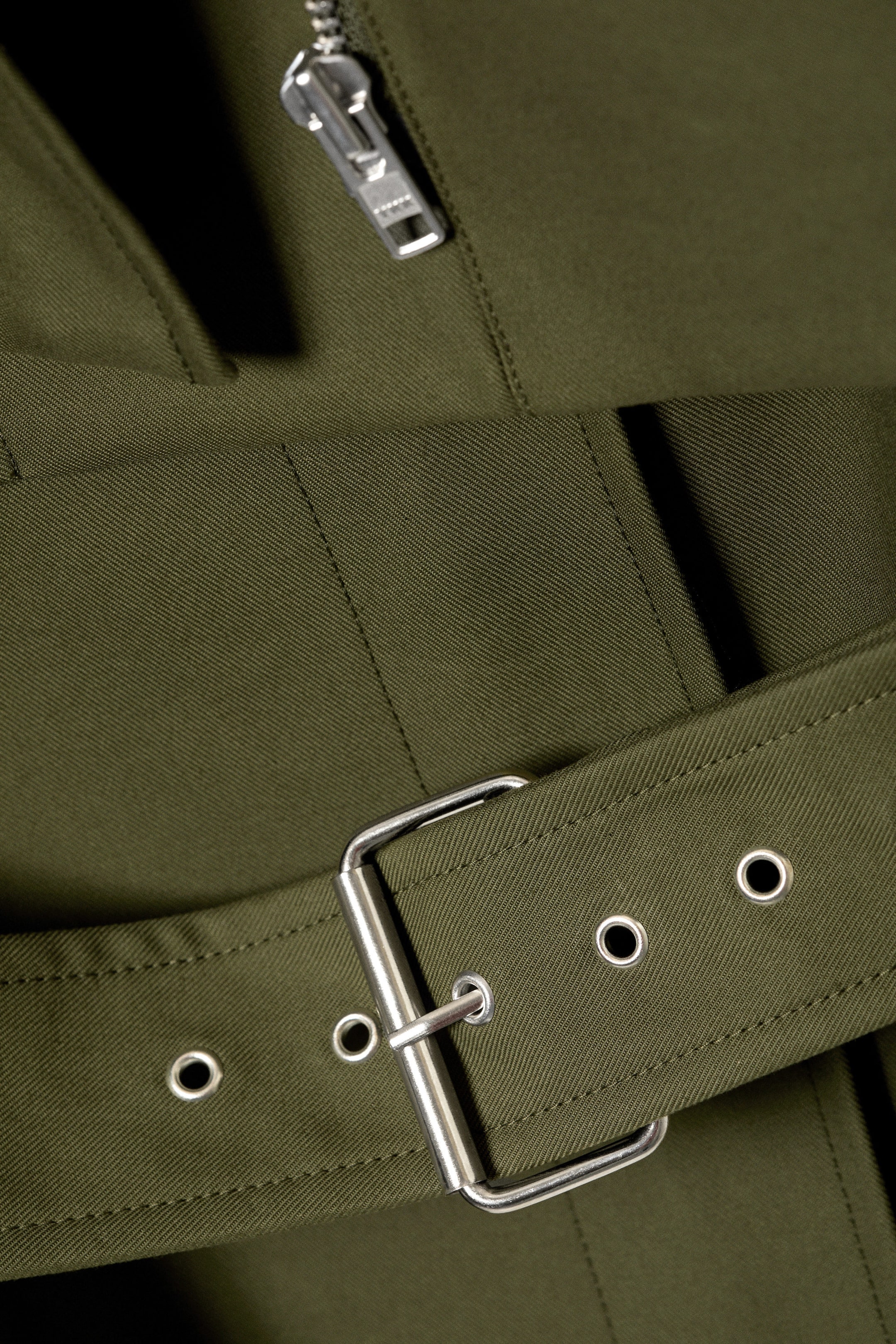 Vert kaki - Trench technique superposé - 9