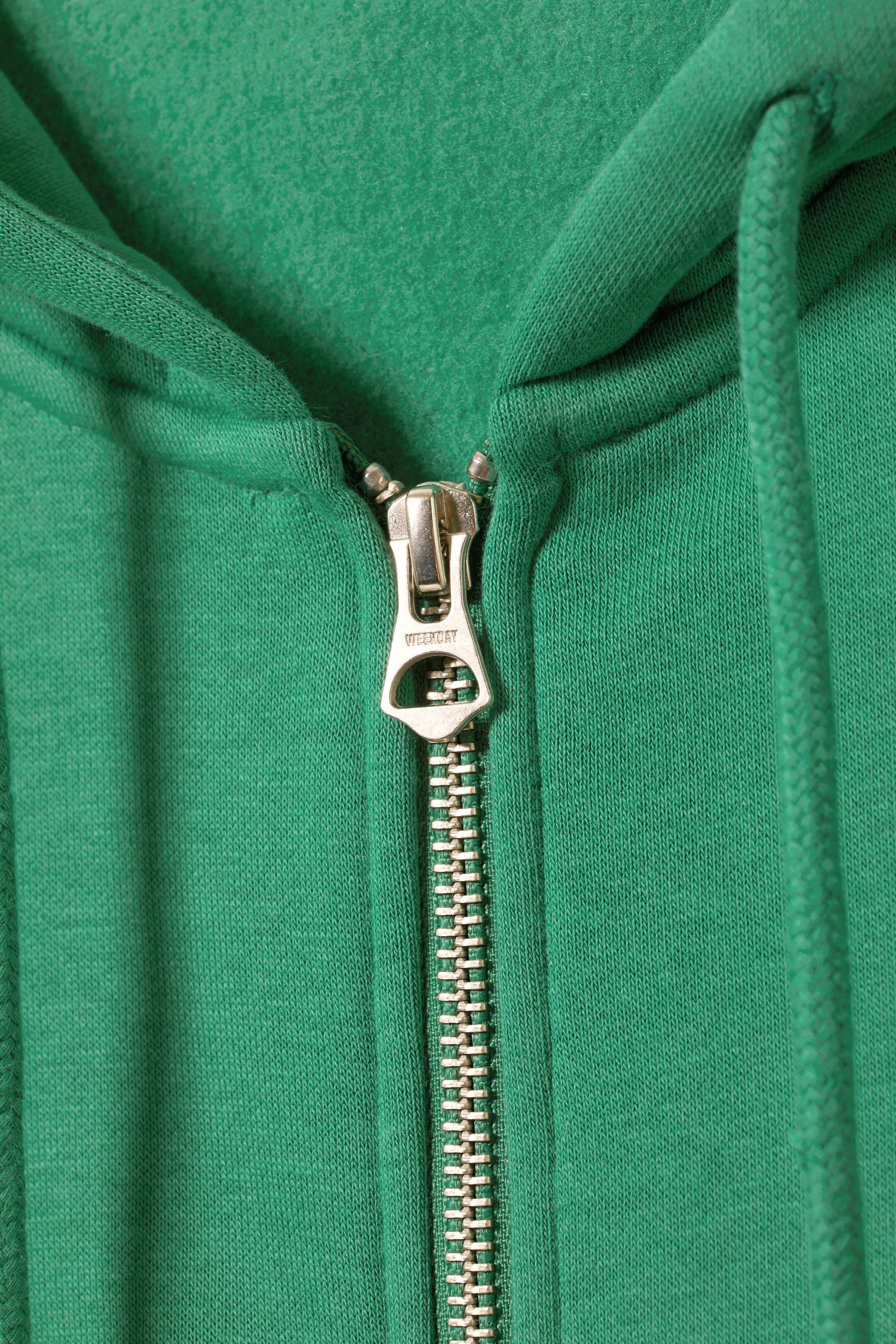 Oudgroen - Standaardhoodie met rits Essence - 1