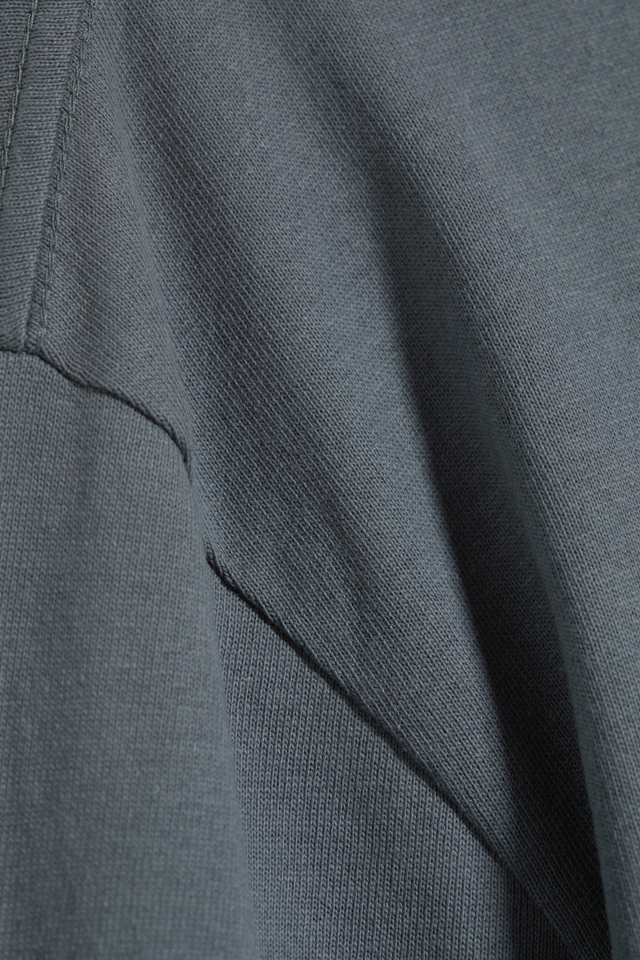 Dunkelgrau - Longsleeve mit lockerer Passform - 4