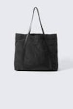 Black - Nylon Tote Bag - 0
