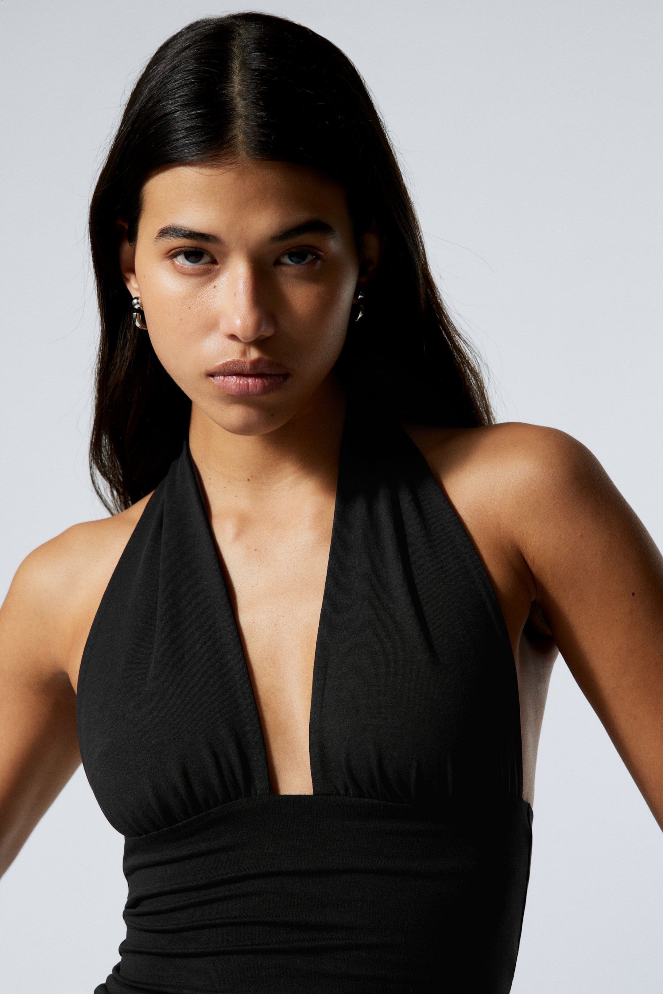 #272627 - Deep Halterneck Top - 2