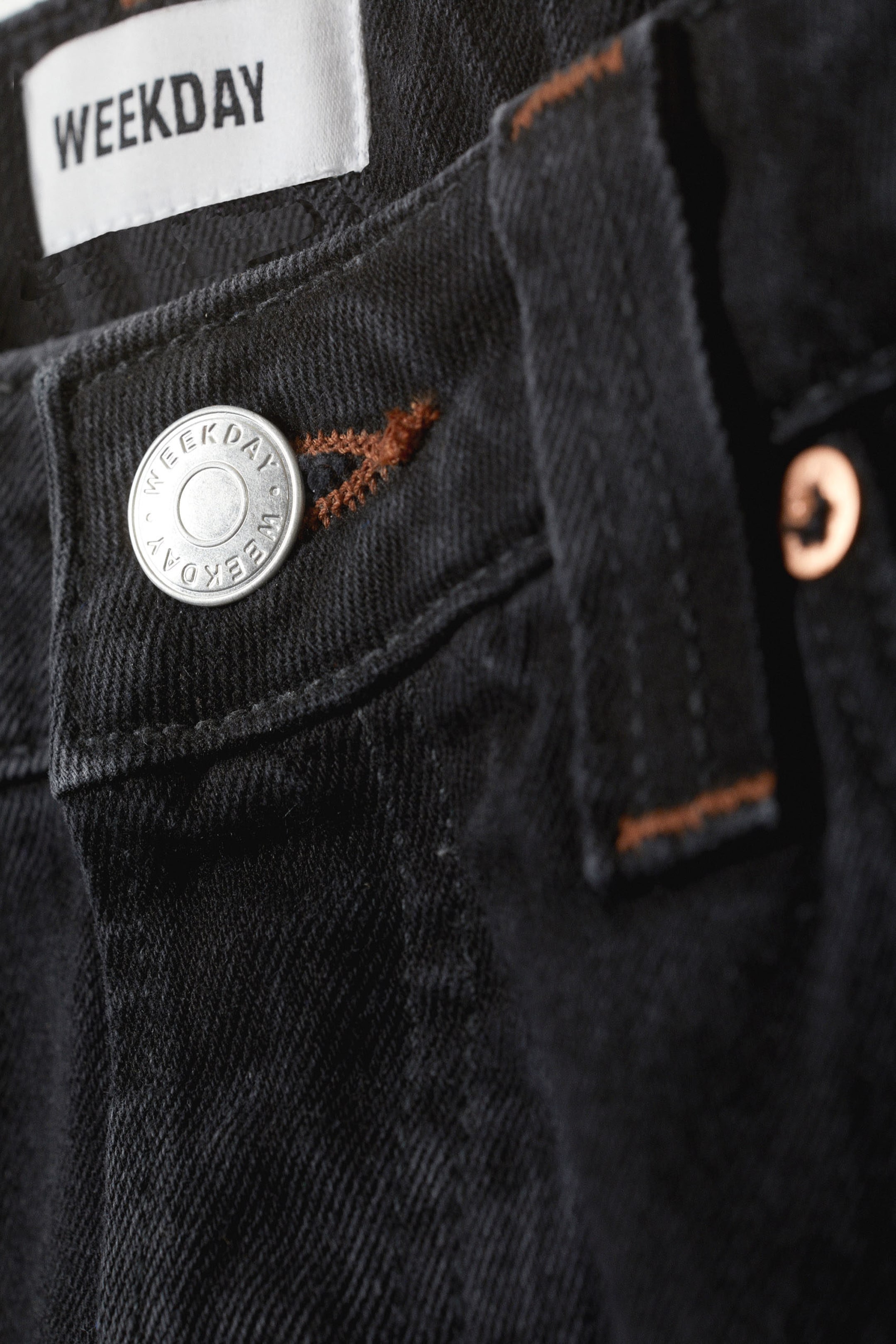Glamouröses Schwarz - Monterey Low Rise Denim Shorts - 1