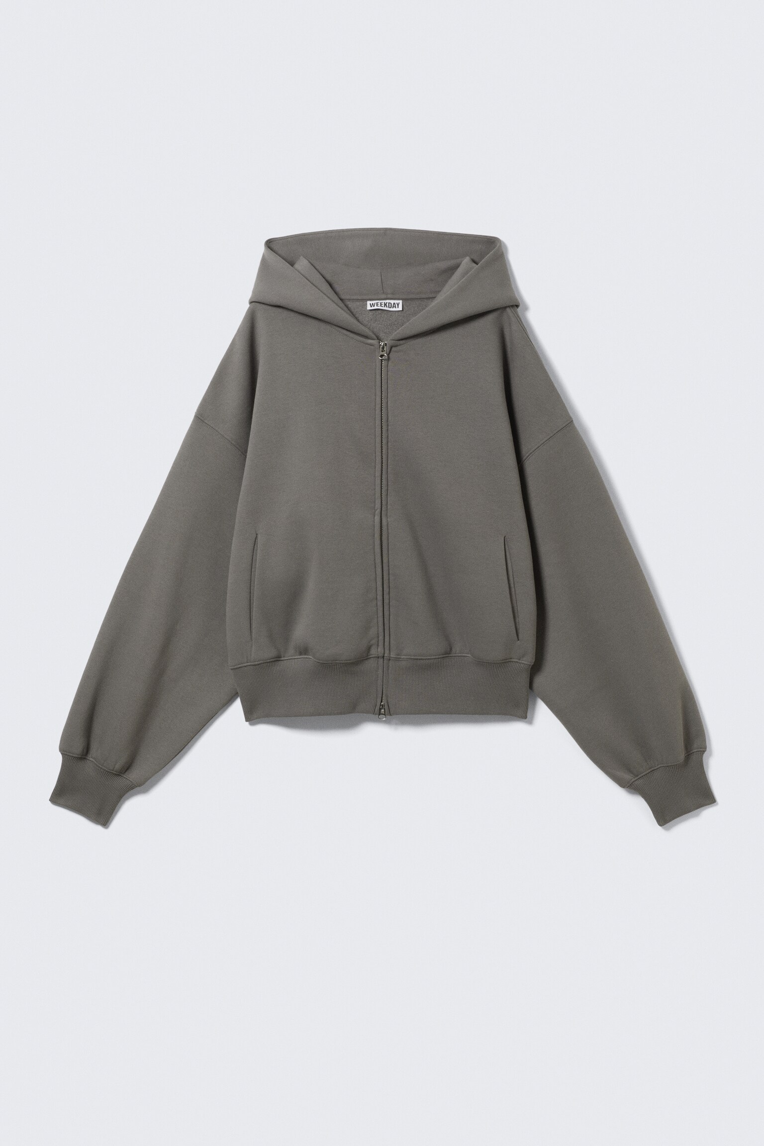 Hoodie met rits - Regular Fit - Zachtgrijs - 2