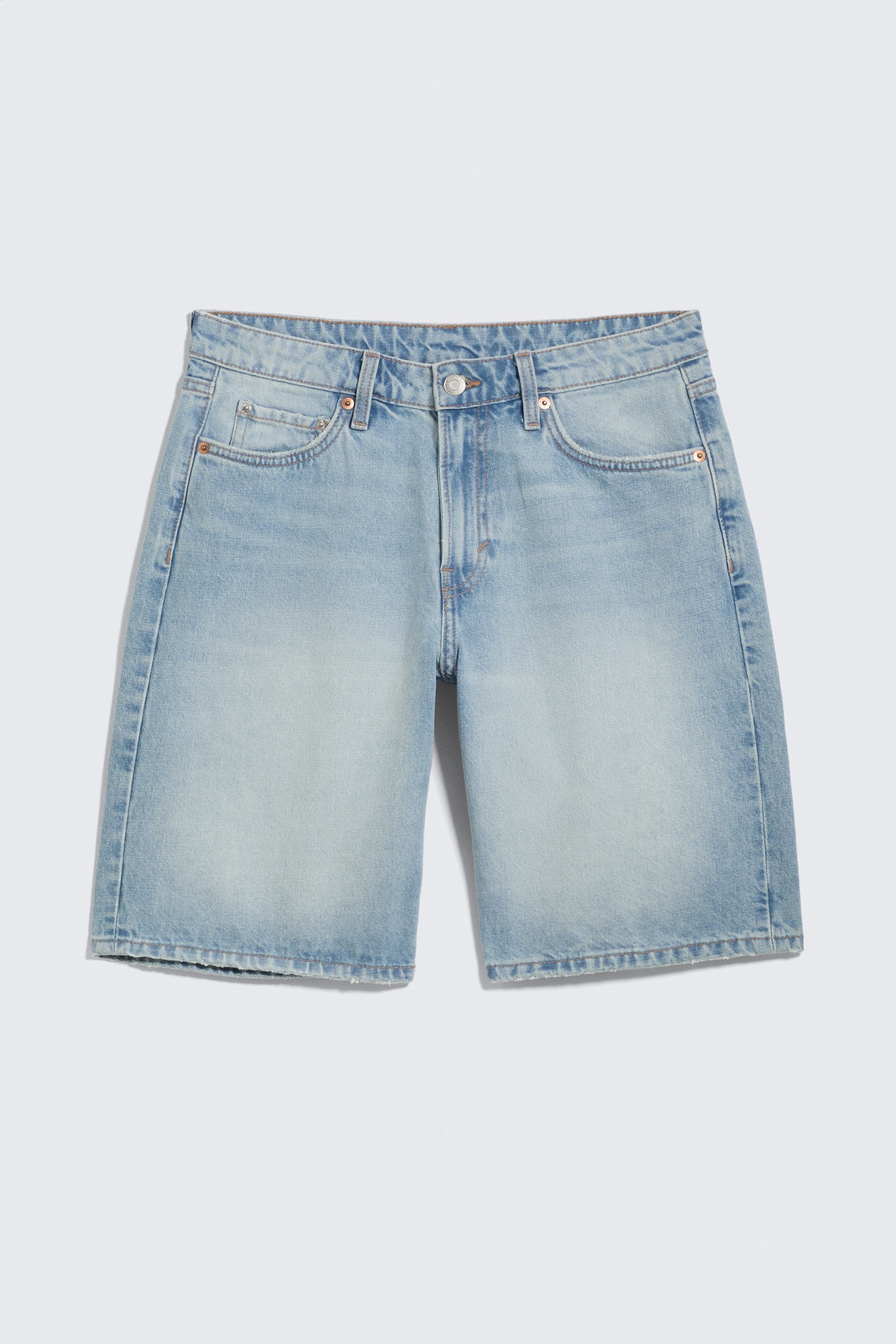 Kimberley Blue - Light Blue - Monterey Low Rise Denim Shorts - 4