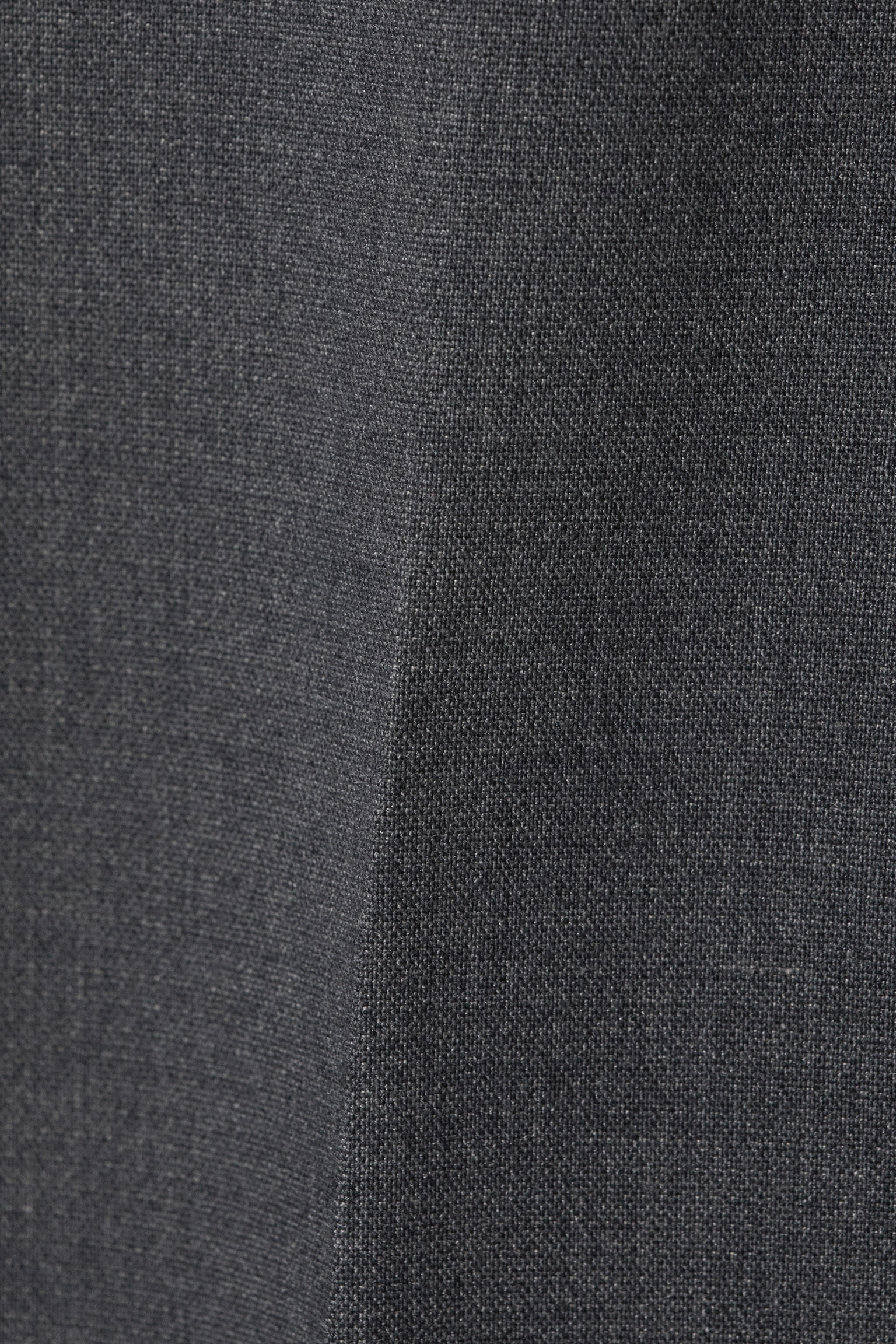 Pantalon de costume évasé taille mi-haute - Gris foncé chiné/Noir - 6