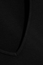 Black - Slim V‑Neck Jersey Top - 4