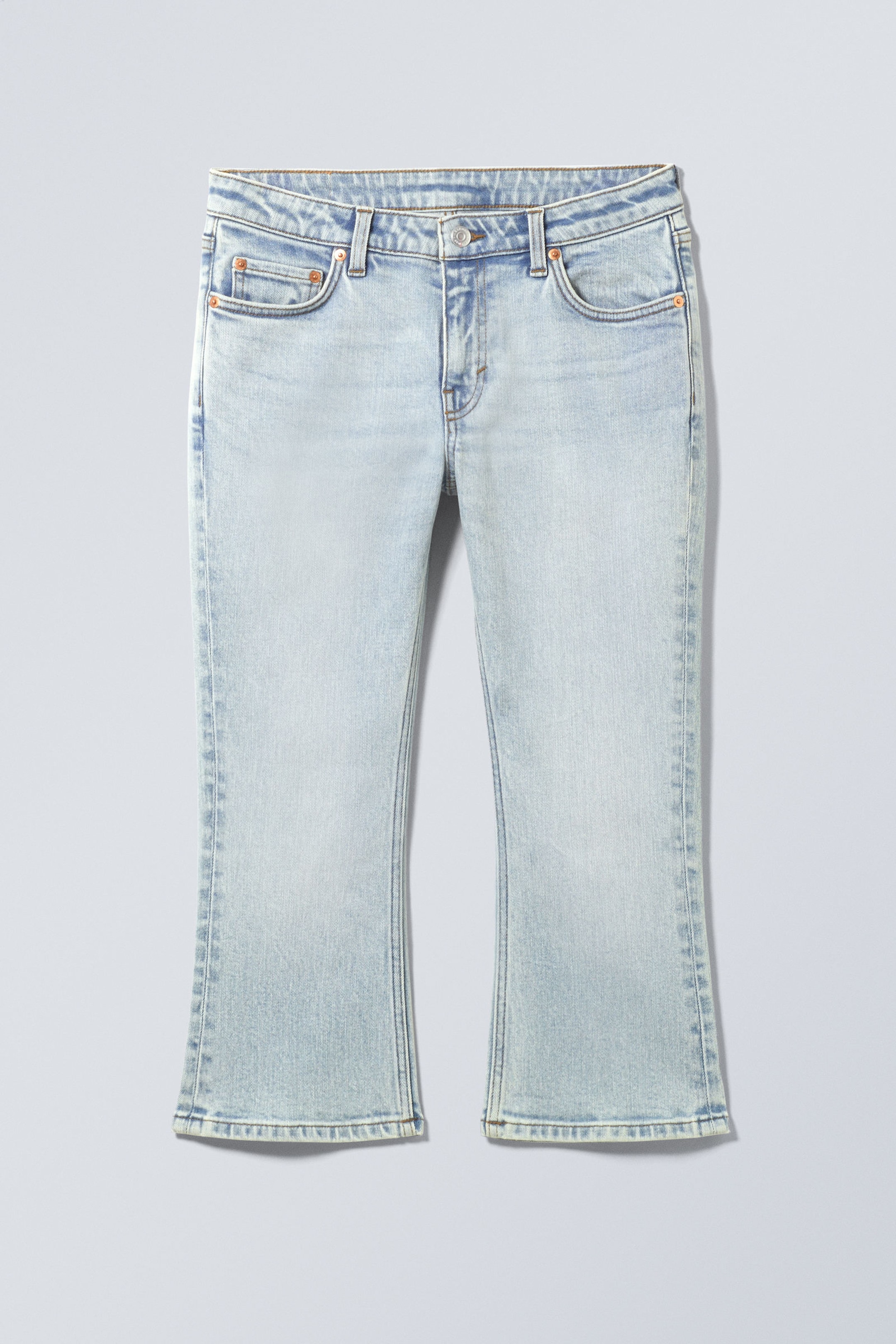 Stone blå - Flame Capri-Jeans - 1