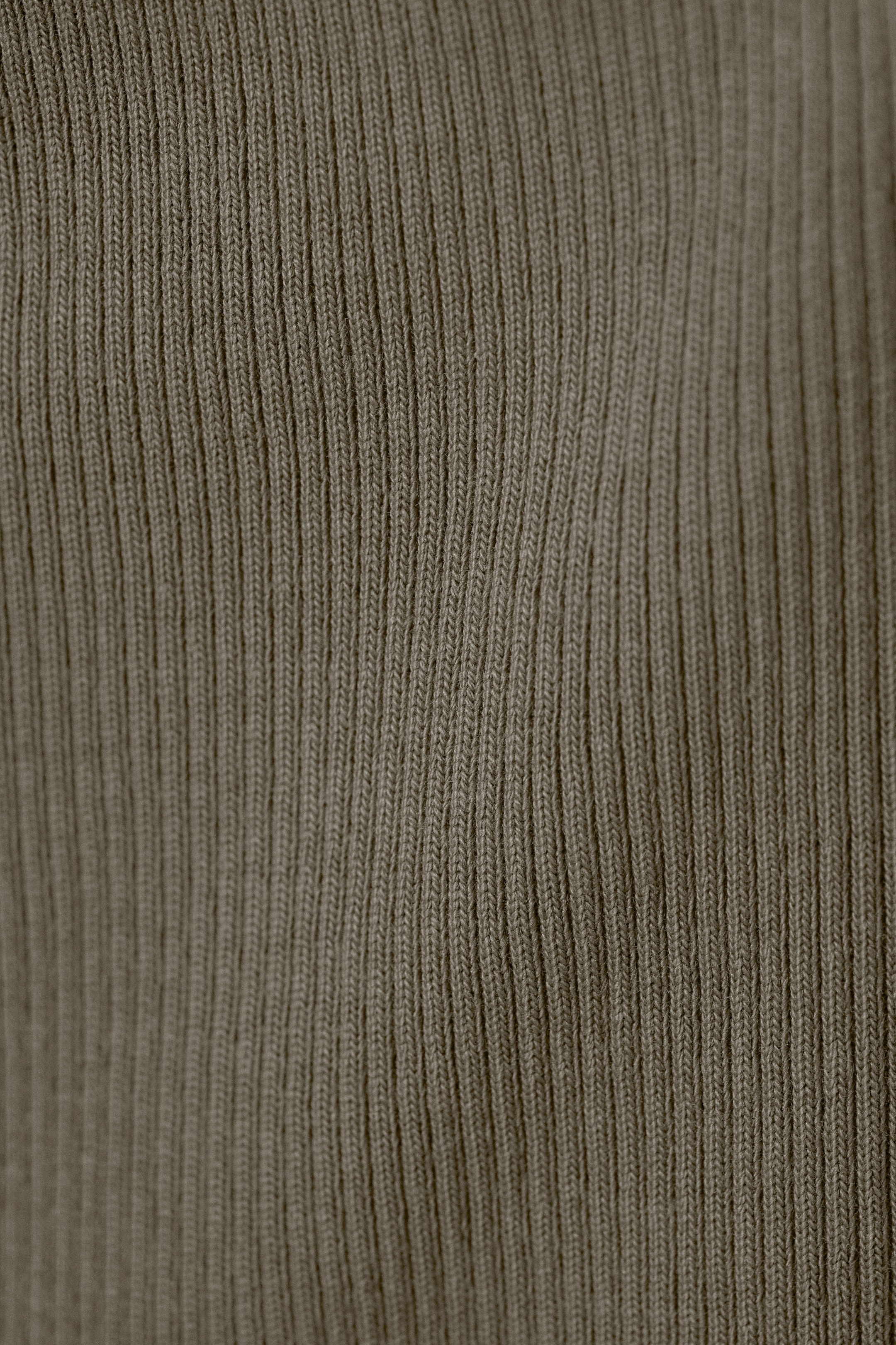Khaki - Tania Rib Tube Top - 1