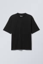 Black - Relaxed Fit Short-Sleeved Cotton T-shirt - 4