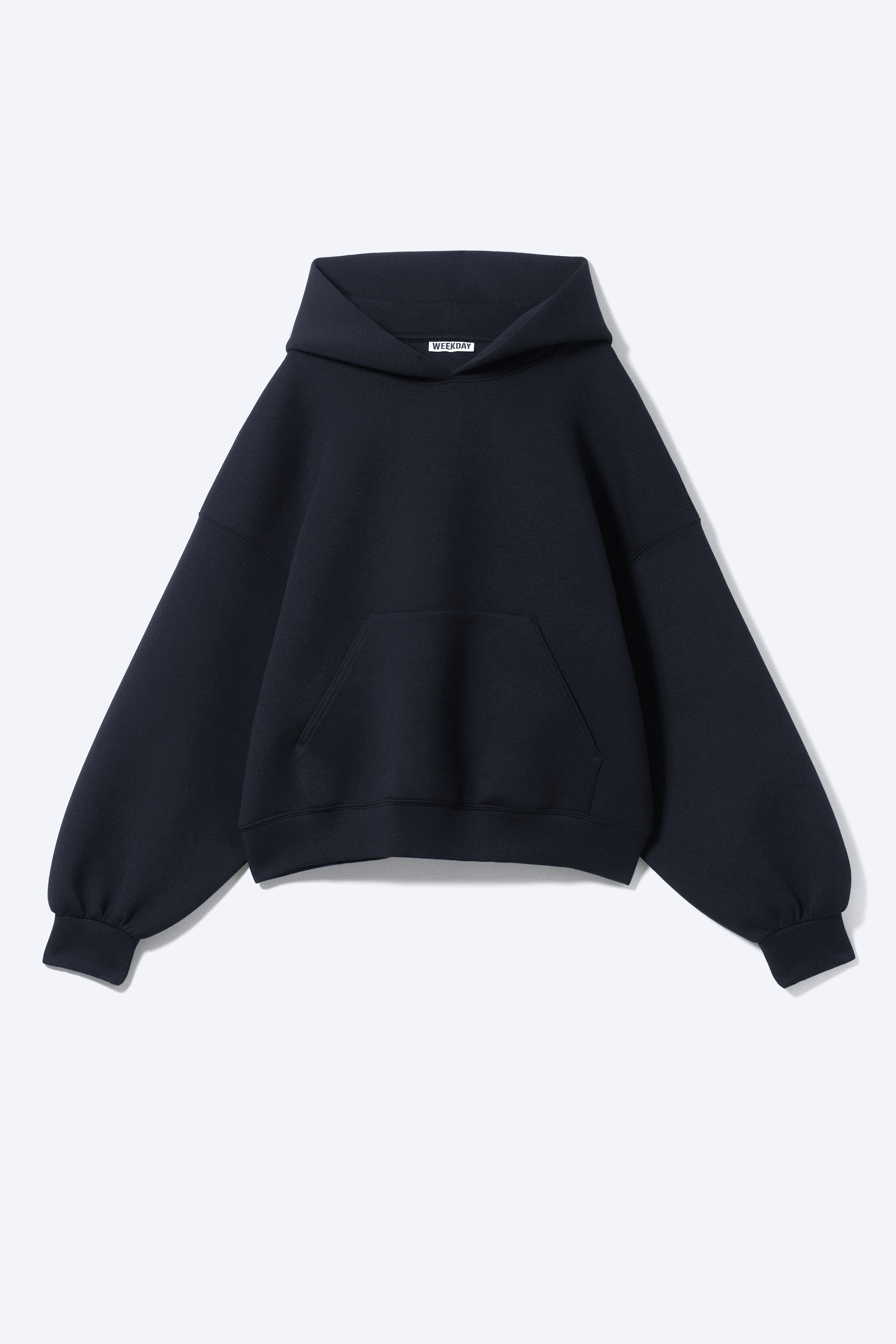 Oversized Scuba Hoodie - Dark Blue/Black/Light Grey/Dark Red/Grey Melange