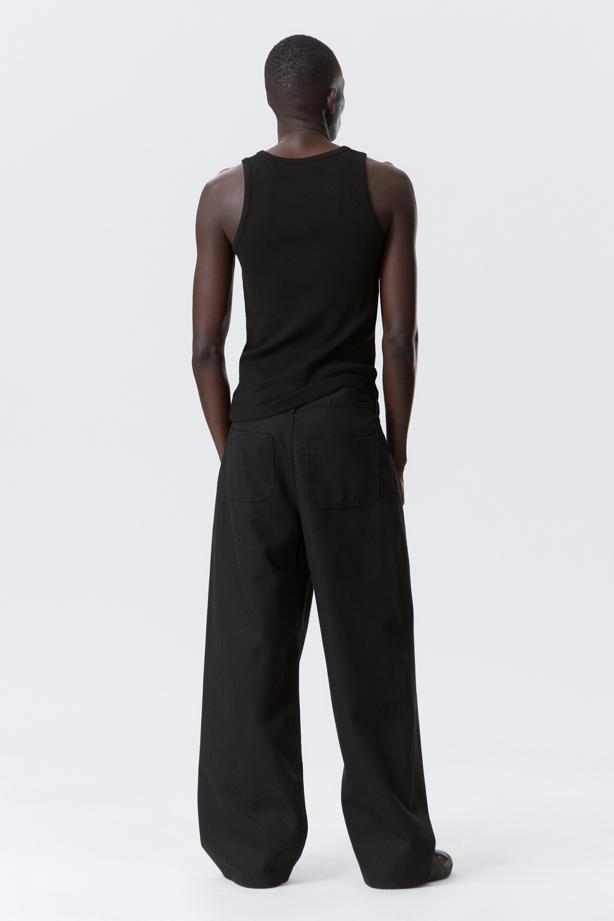 Black - Astro Loose Baggy Leg Linen-Blend Trousers - 9