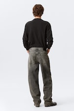 Redondo Black - Schwarz - Galaxy Mid Waist Loose Straight Leg Jeans - 4