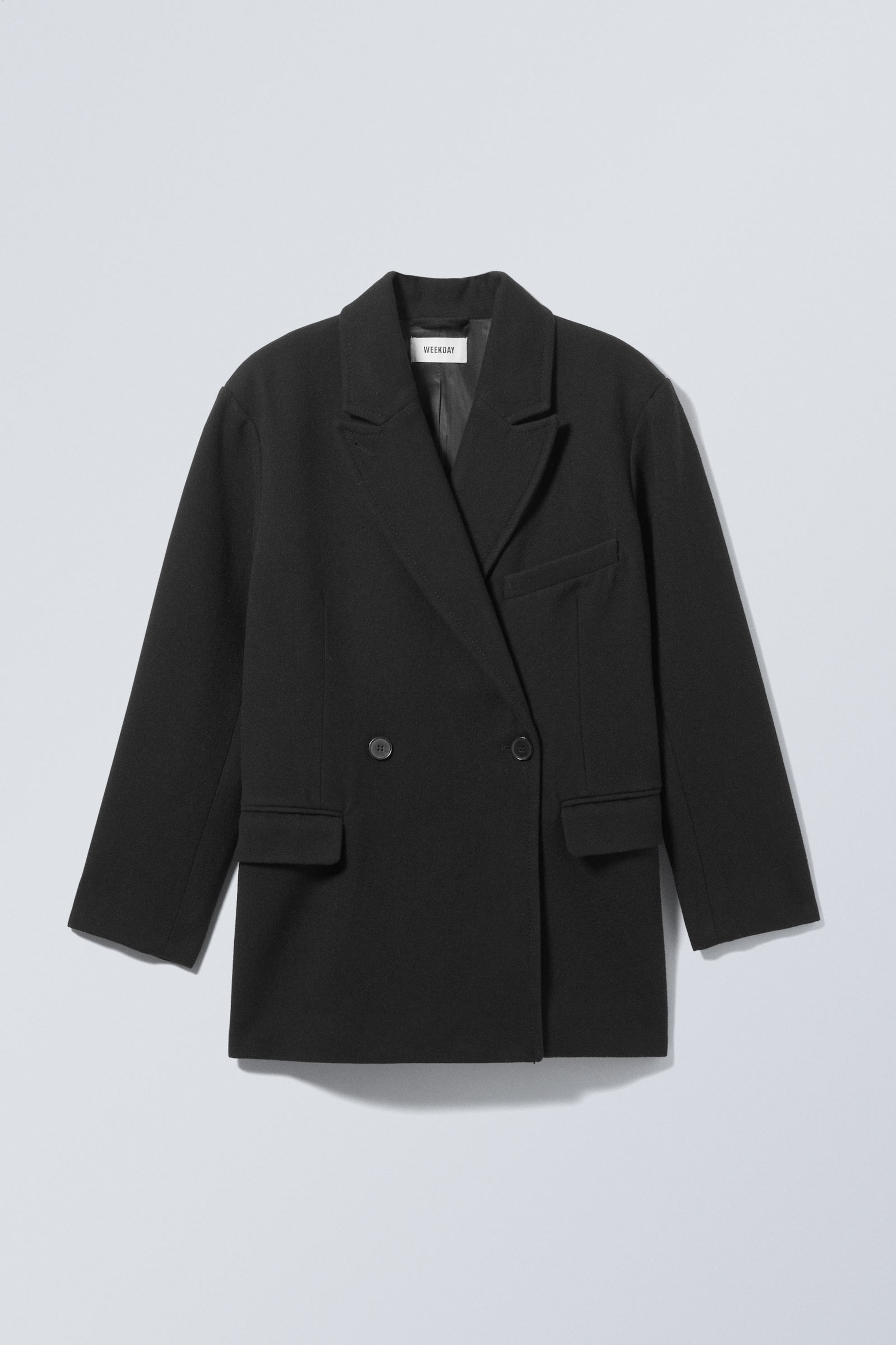 Schwarz - Jacke aus Wollmischung Carla - 1