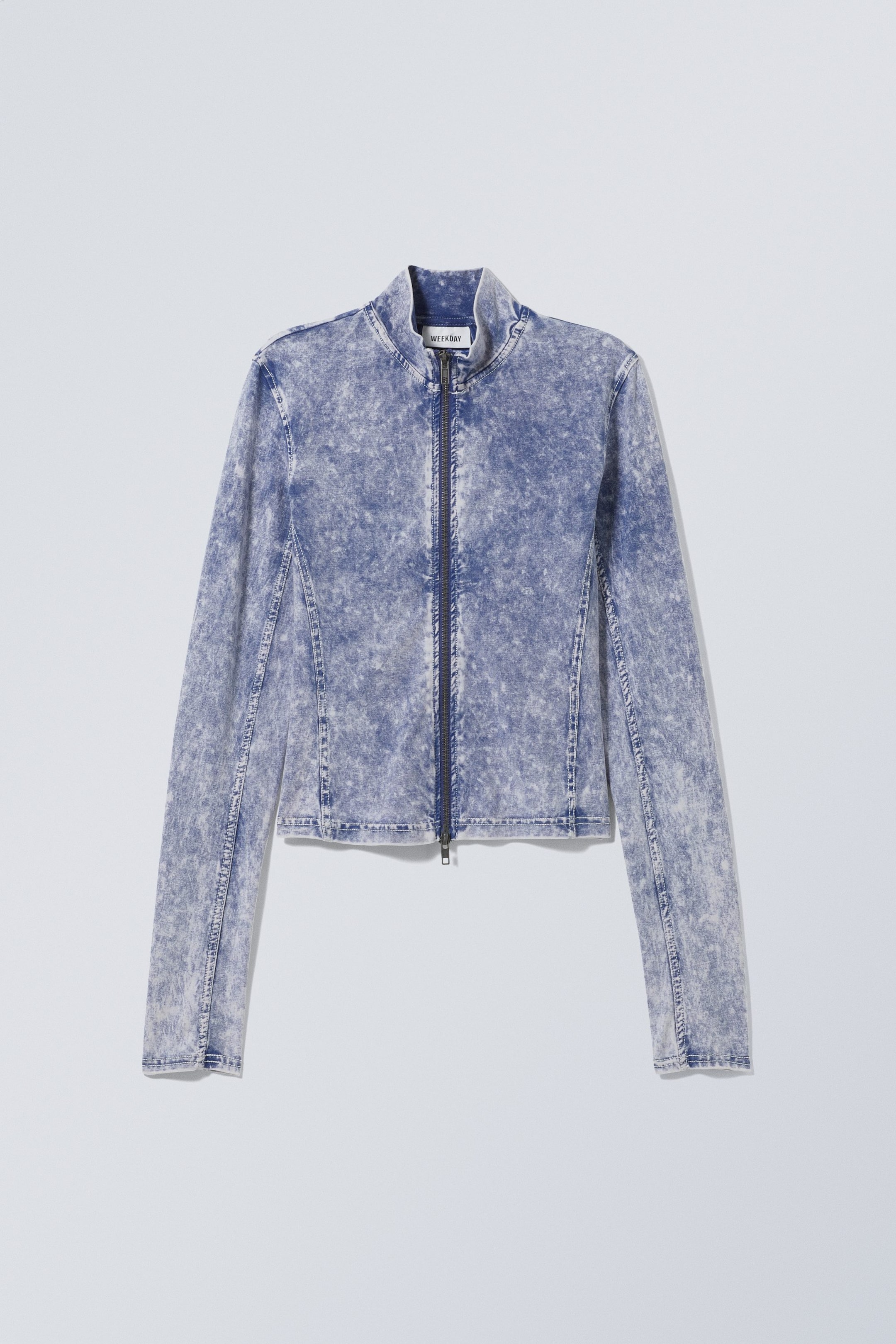Washed Blue - Need Denim Wash Track Suit Jacket - 0