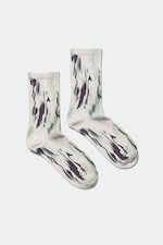 Dark green marble dye - Bedruckte Sportsocken - 0
